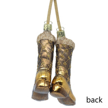 画像をギャラリービューアに読み込む, 【グラスオーナメント】ラグジュアリーブーツ・ブラウン/Luxury boots brawn