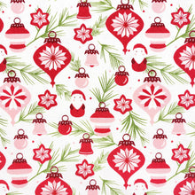 画像をギャラリービューアに読み込む, 【2024NEW】【生地】moda fabrics /Once Upon A Christmas( BAUBLES ON BRANCHES/SNOW)