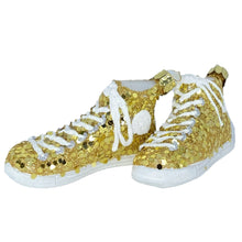 画像をギャラリービューアに読み込む, 【グラスオーナメント】ラグジュアリーフロースニーカー・ゴールド/Luxury flow sneakers gold