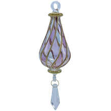 画像をギャラリービューアに読み込む, 【グラスオーナメント】スパイラルドロップ ピンク/Spiral Drop Pink