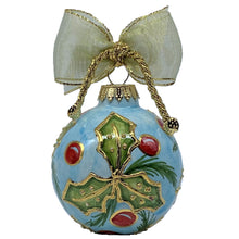 画像をギャラリービューアに読み込む, 【オーナメント】ボール ホーリーブルー/Ball Holly Blue 7cm