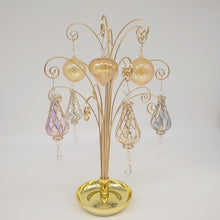 画像をギャラリービューアに読み込む, 【グラスオーナメント】スパイラルドロップ アンバー/Spiral Drop Amber