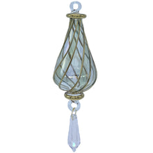 画像をギャラリービューアに読み込む, 【グラスオーナメント】スパイラルドロップ グリーン/Spiral Drop Green