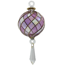 画像をギャラリービューアに読み込む, 【グラスオーナメント】スパイラルボール ピンク/Spiral Ball Pink