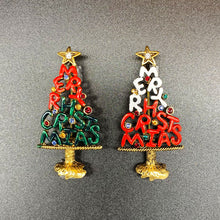 画像をギャラリービューアに読み込む, 【スワロフスキージュエリー】アルファベットツリーブローチ/Alphabet tree brooch