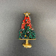 画像をギャラリービューアに読み込む, 【スワロフスキージュエリー】アルファベットツリーブローチ/Alphabet tree brooch