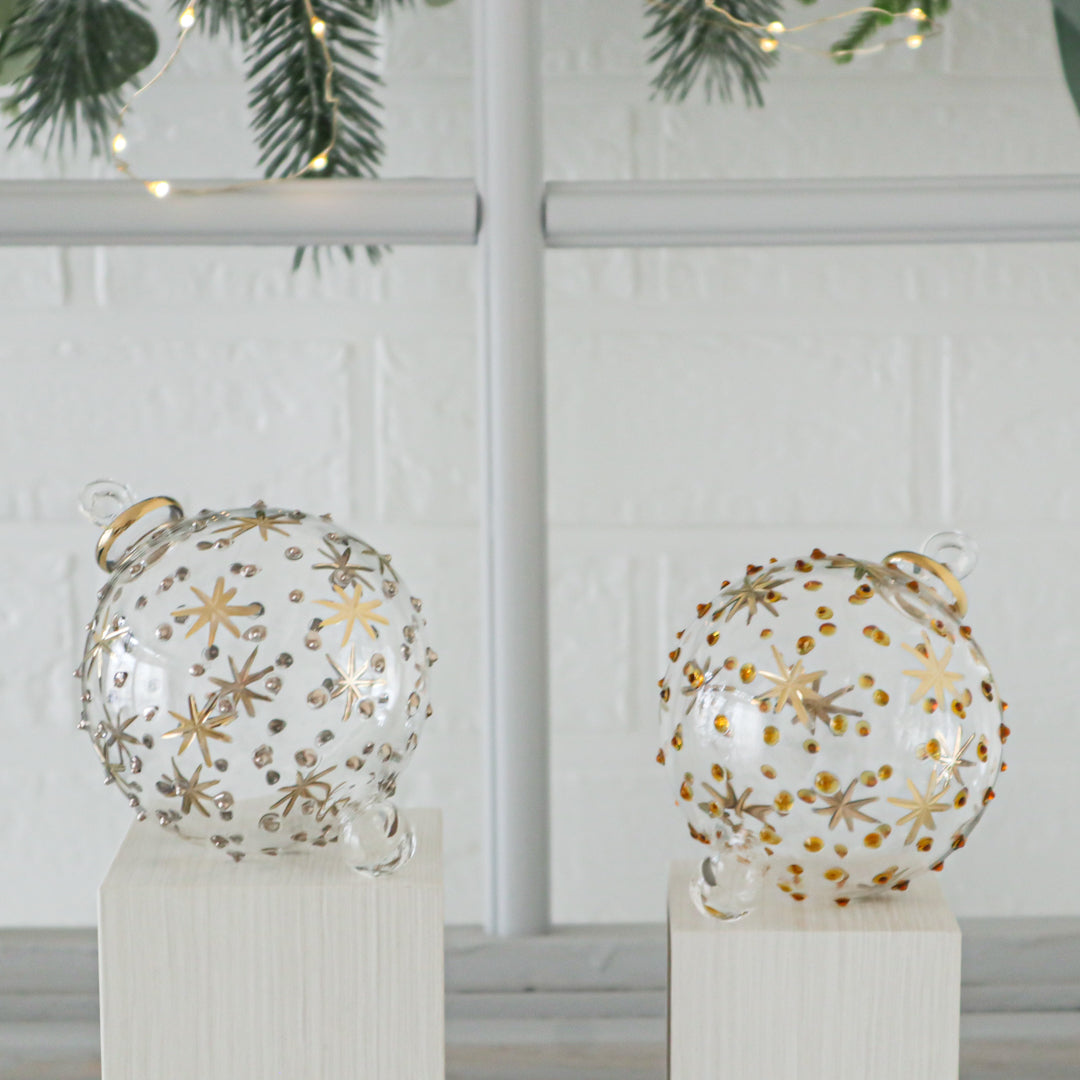 ガラスオーナメント エレファント                  新品未使用‼️ No.48 Lily Clear H12cm | ガラスオーナメント 6個入り — ANTRY USE