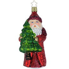 画像をギャラリービューアに読み込む, 【グラスオーナメント】ツリーハントサンタ/Tree Hunt Santa
