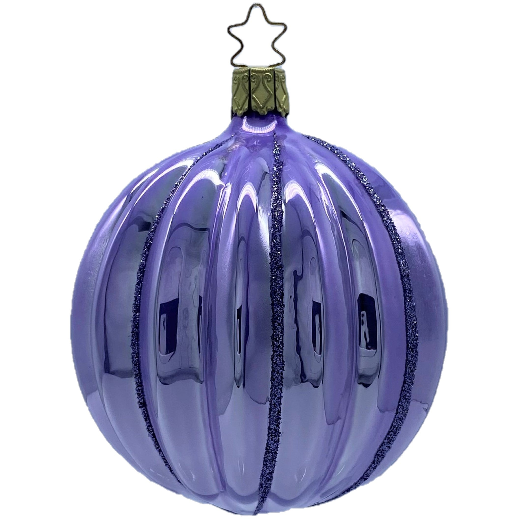 グラスオーナメント】ミュージックボール ホワイト/Music ball ガラス