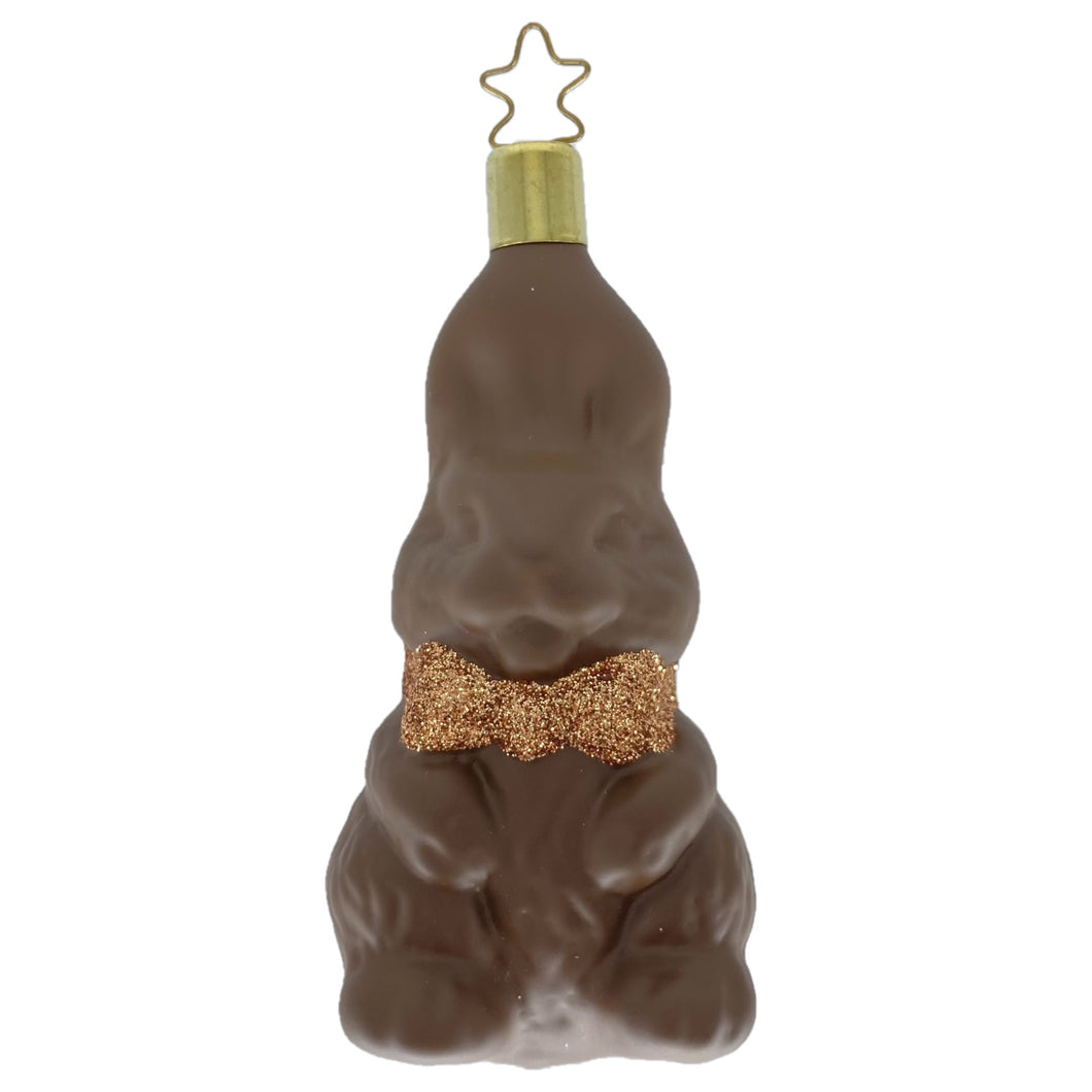 【グラスオーナメント】チョコラビットアプリコット/Chocolate Bunny Apricot
