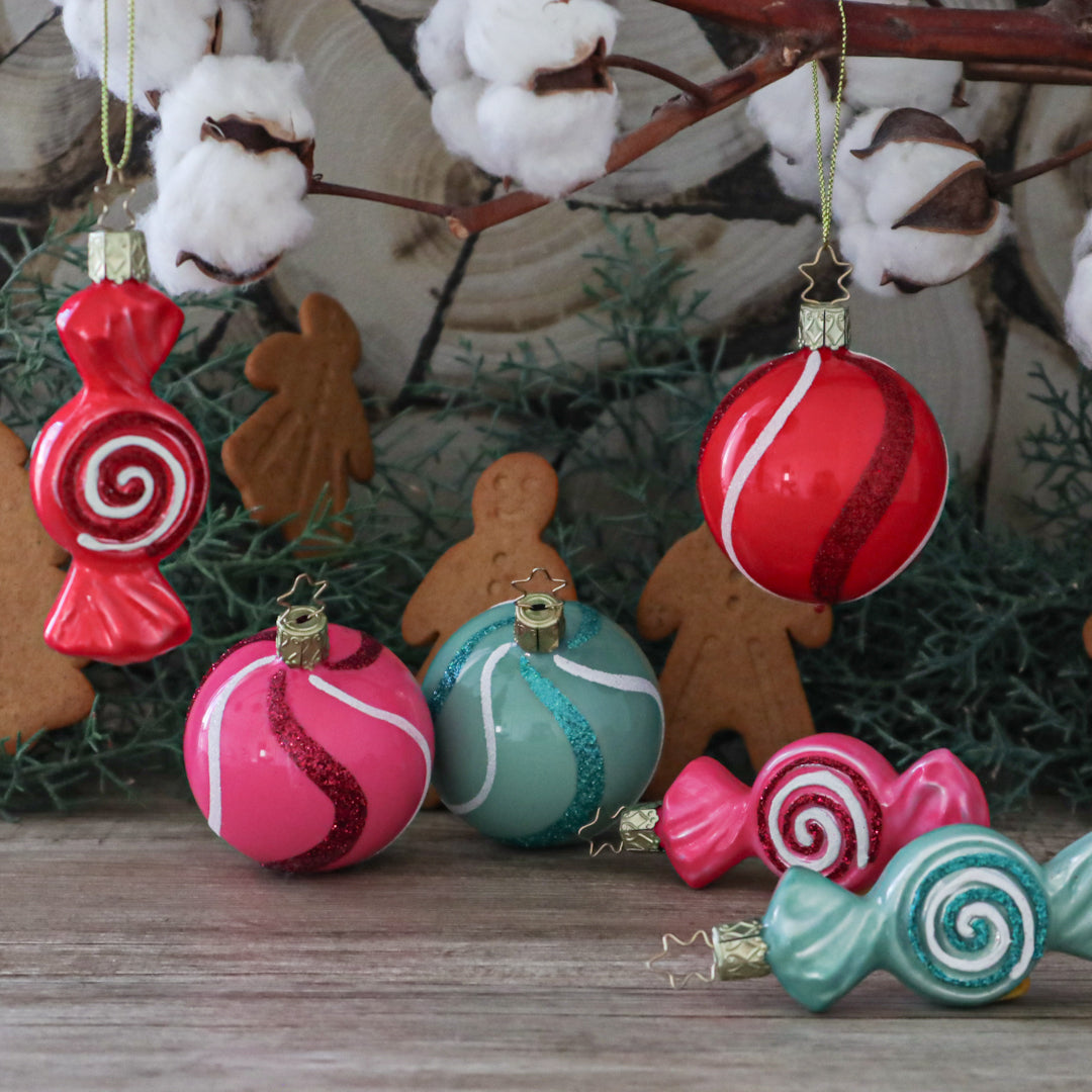 グラスオーナメント】ストロベリーキャンディ/Strawberry Candy