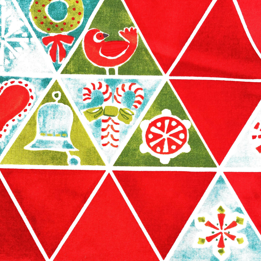 【2024NEW】【生地】moda fabrics /WINTERLY(CHRISTMAS TREE MOSAIC/CRIMSON)
