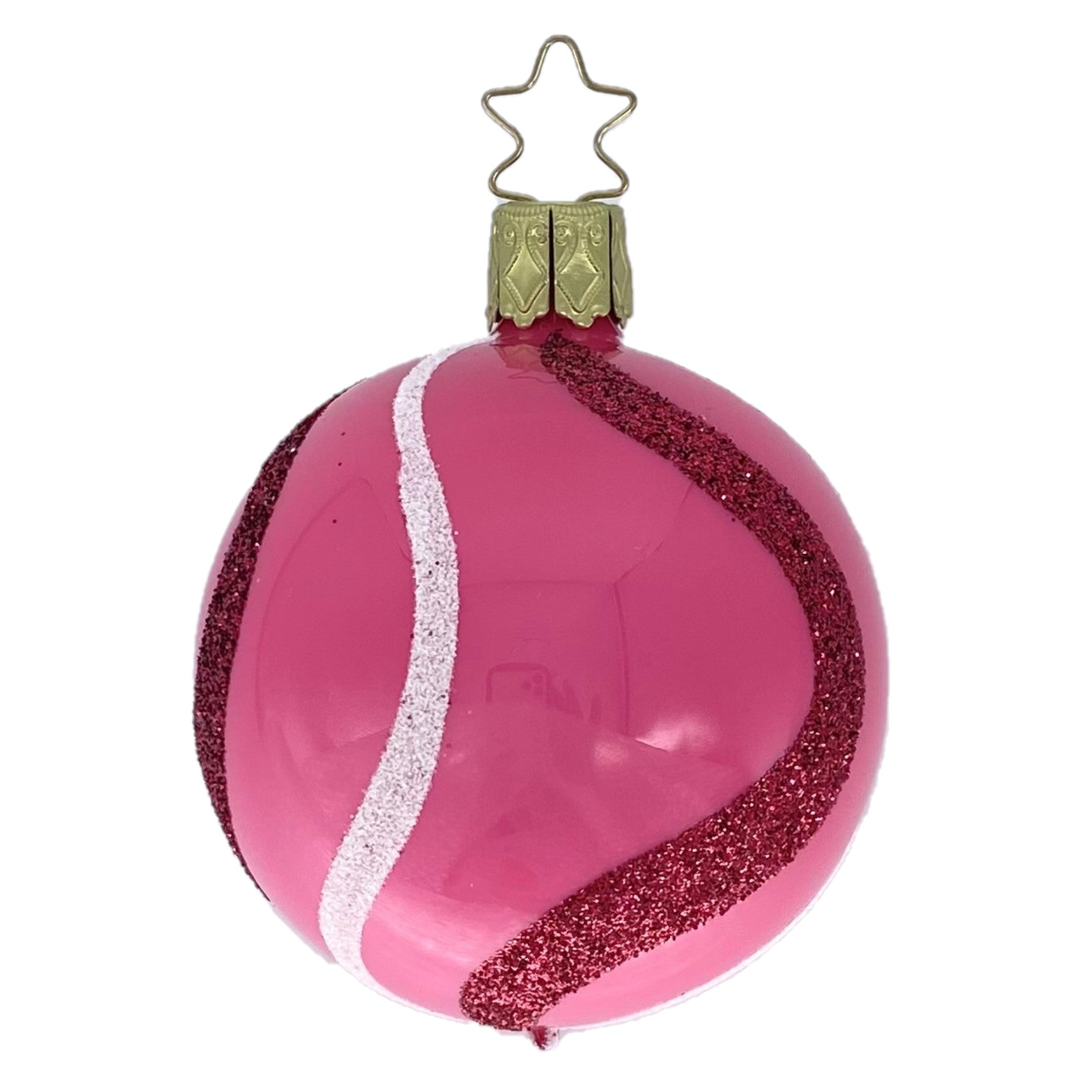 グラスオーナメント】キャンディボール ラズベリー/Candy ball