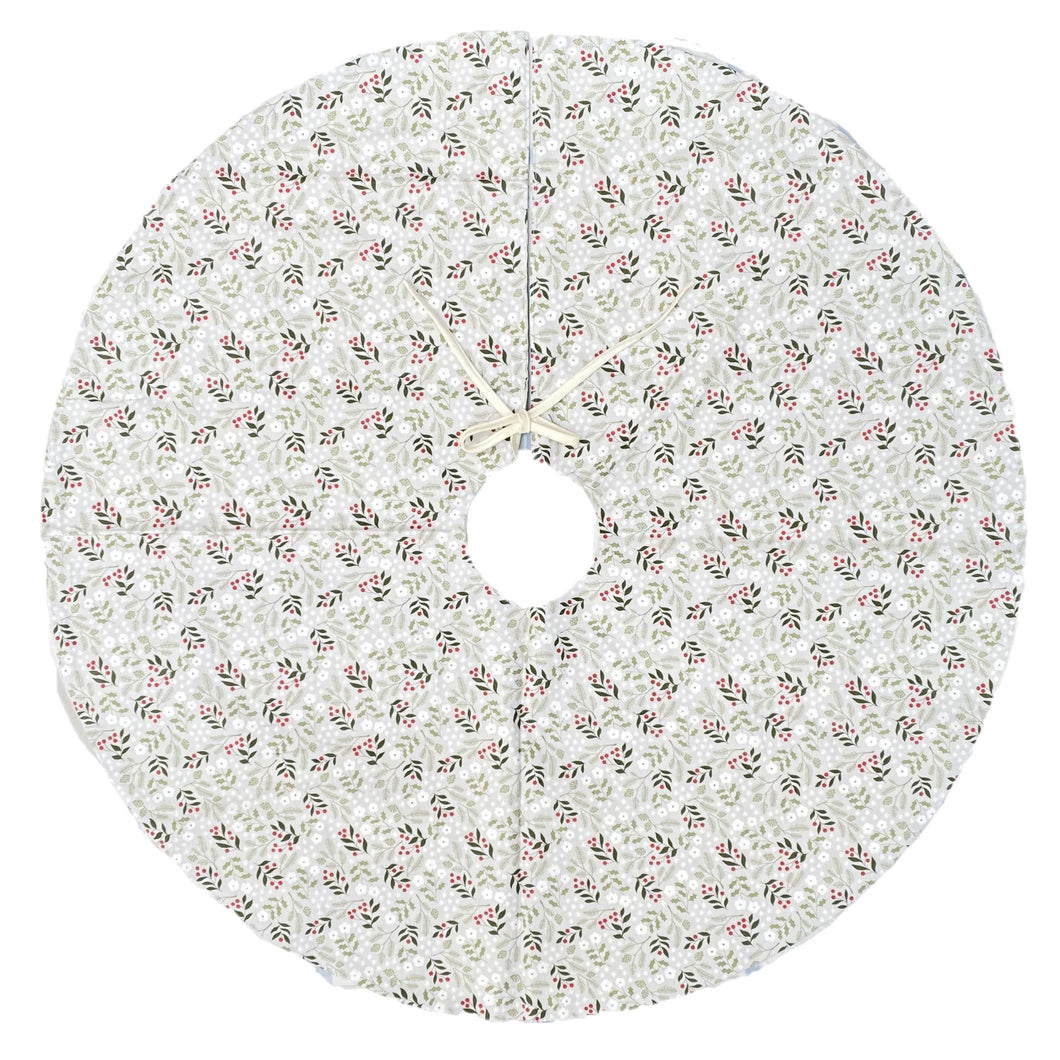 【ツリースカート】ウィンターボタニカル シルバー/Winter Botanical Silver <My christmas wish>