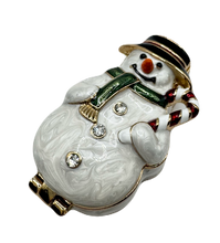 画像をギャラリービューアに読み込む, 【ピルケース】フラットスノーマン／Flat snowman
