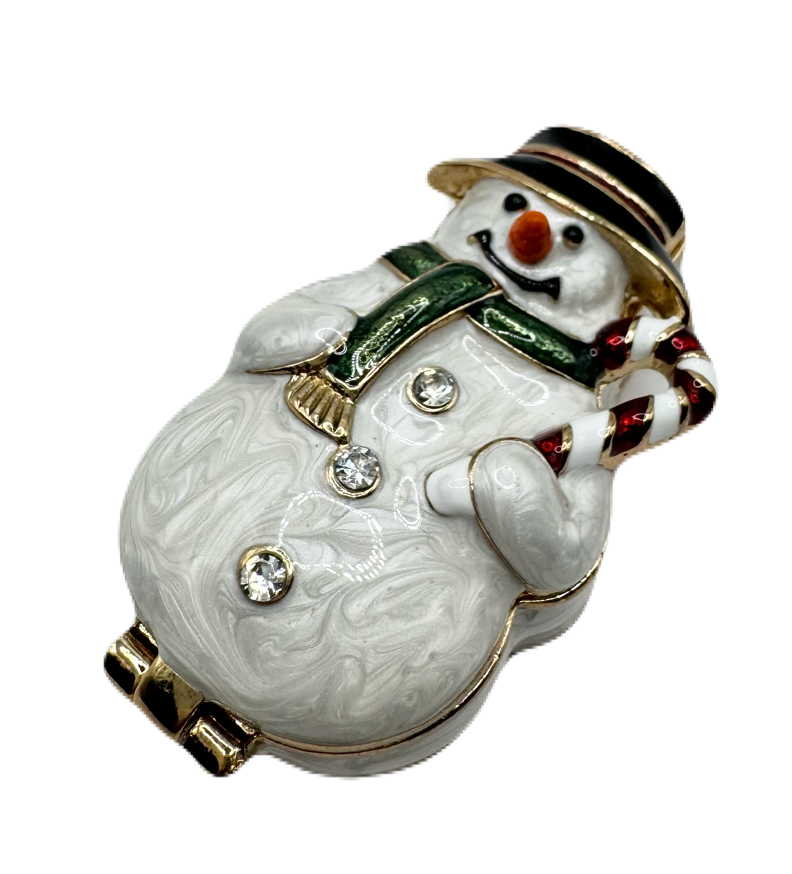 【ピルケース】フラットスノーマン／Flat snowman