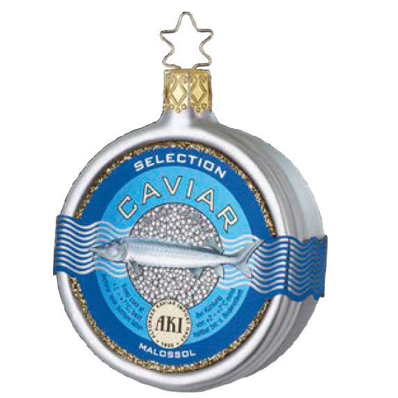 【グラスオーナメント】ブルーキャビア/Blue Caviar