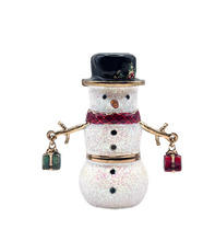 画像をギャラリービューアに読み込む, 【ピルケース】プレゼントスノーマン／Present snowman
