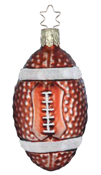 【グラスオーナメント】フットボール/Football