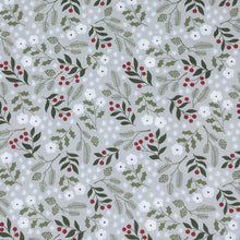 画像をギャラリービューアに読み込む, 【生地】 (Christmas Eve) WINTER BOTANICAL/SILVER
