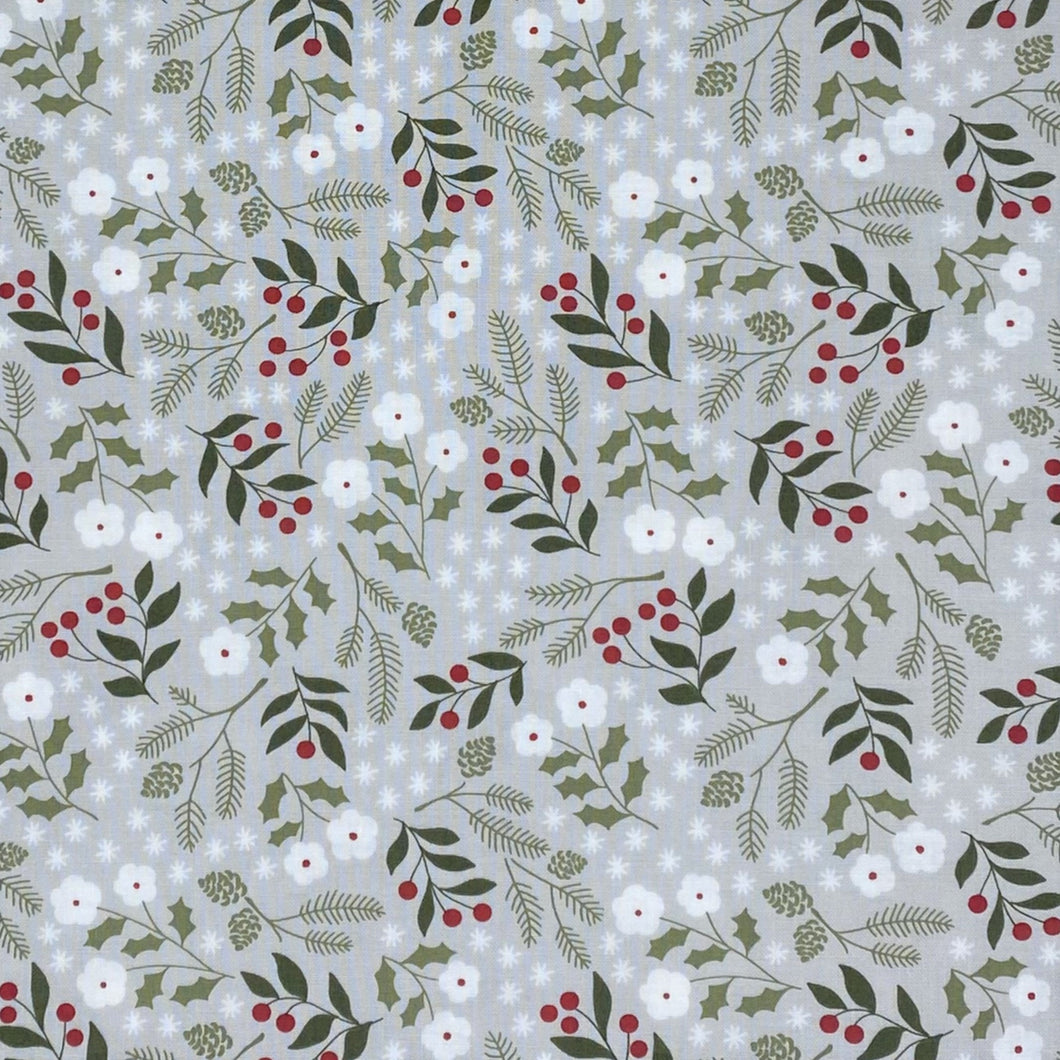 【生地】 (Christmas Eve) WINTER BOTANICAL/SILVER