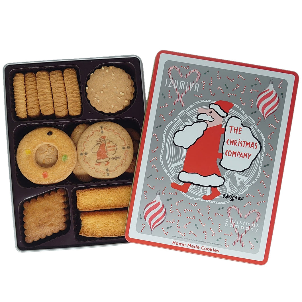 【コラボレーションクッキー】クリスマスカンパニー×泉屋東京店/2023クリスマスクッキー缶 ・キャンディケイン/Christmas company×IZUMIYA Tokyo-ten cookie tin Candy Cane