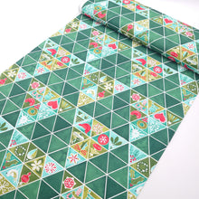 画像をギャラリービューアに読み込む, 【2024NEW】【生地】moda fabrics /WINTERLY(CHRISTMAS TREE MOSAIC/SPRUCE)
