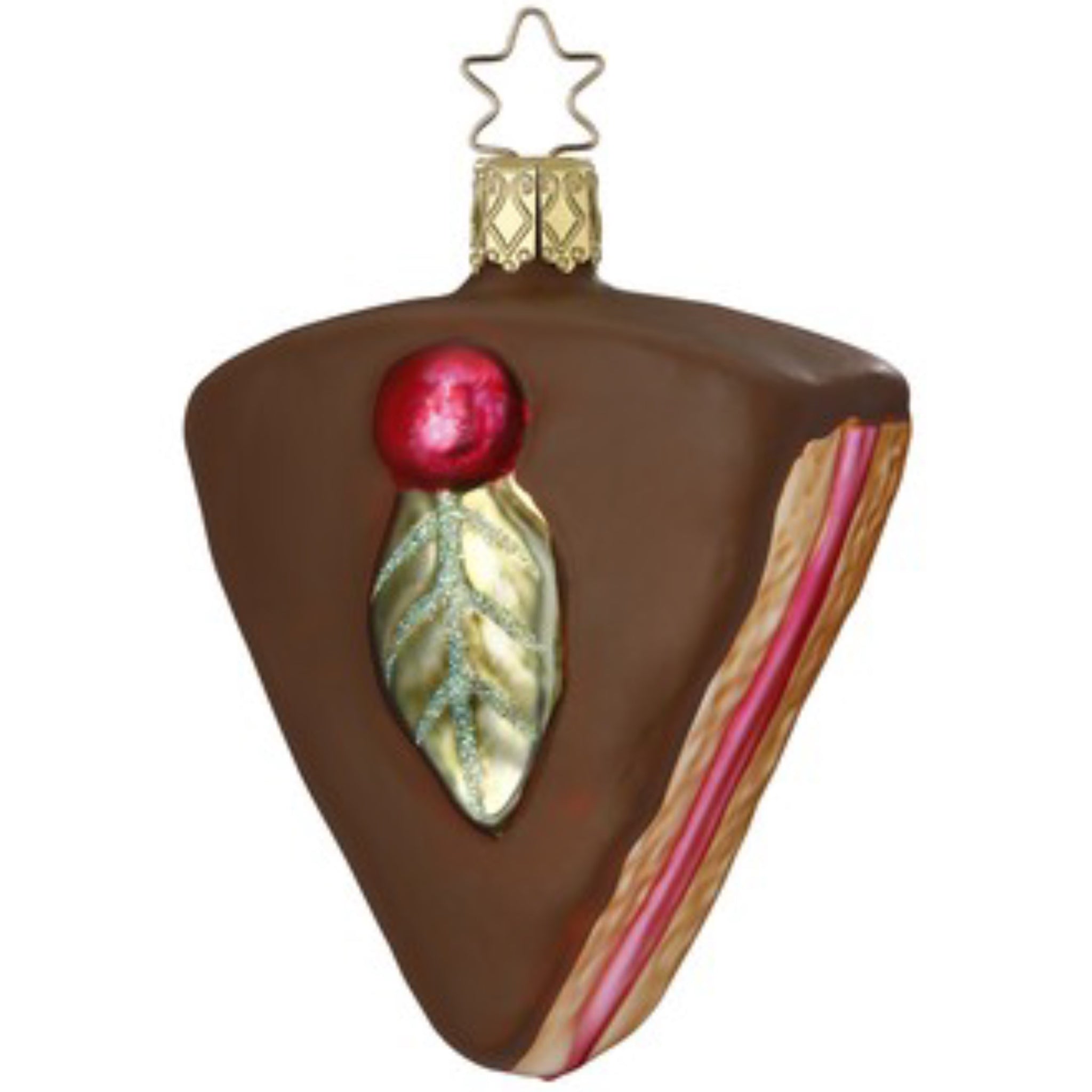 代官山　Christmas Company グラスオーナメント　2個セット グラスオーナメント】チョコレートケーキ ガラス オーナメント ドイツ