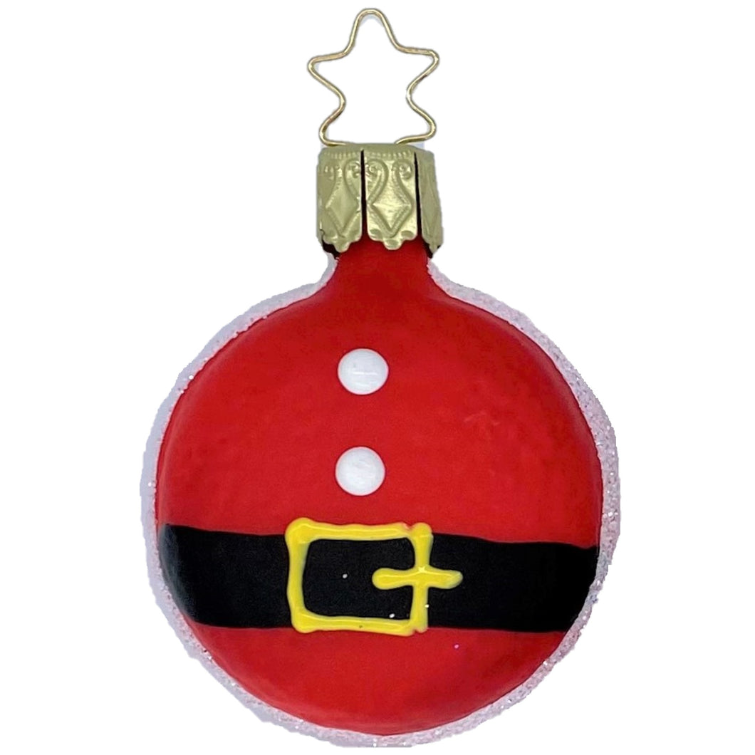 【グラスオーナメント】マカロン サンタ/Macaron Santa