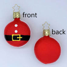 画像をギャラリービューアに読み込む, 【グラスオーナメント】マカロン サンタ/Macaron Santa
