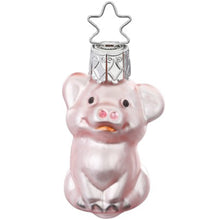 画像をギャラリービューアに読み込む, 【グラスオーナメント】ミニピッグ/Mini pig
