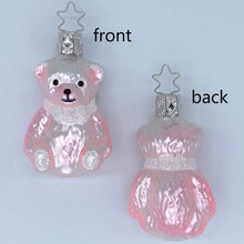 画像をギャラリービューアに読み込む, 【グラスオーナメント】ベイビーテディ ピンク/Baby&#39;s Bear Pink
