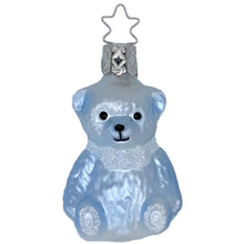 画像をギャラリービューアに読み込む, 【グラスオーナメント】ベイビーテディ ブルー/Baby&#39;s Bear Blue
