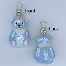 画像をギャラリービューアに読み込む, 【グラスオーナメント】ベイビーテディ ブルー/Baby&#39;s Bear Blue
