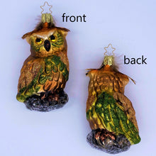 画像をギャラリービューアに読み込む, 【グラスオーナメント】フォレストウォール/Forest Owl
