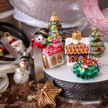 画像をギャラリービューアに読み込む, 【グラスオーナメント】ジンジャーブレッドハウス/Gingerbread house

