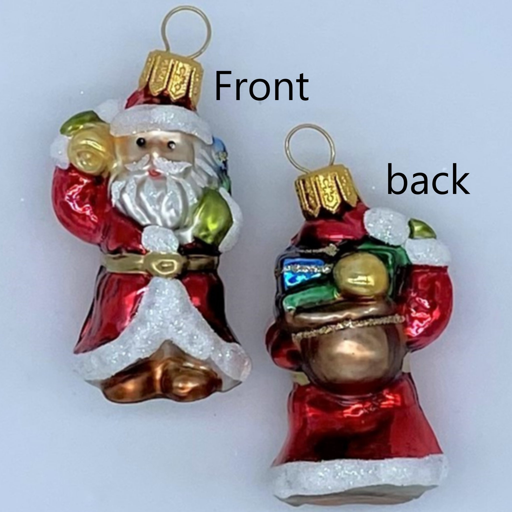 グラスオーナメント】ギフトサンタ/Gift santa ガラス オーナメント ポーランド製 クリスマスマーケット 北欧 364日 クリスマス イブ –  代官山 クリスマスカンパニー