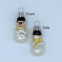 画像をギャラリービューアに読み込む, 【グラスオーナメント】ミニスノーマン/Mini snowman
