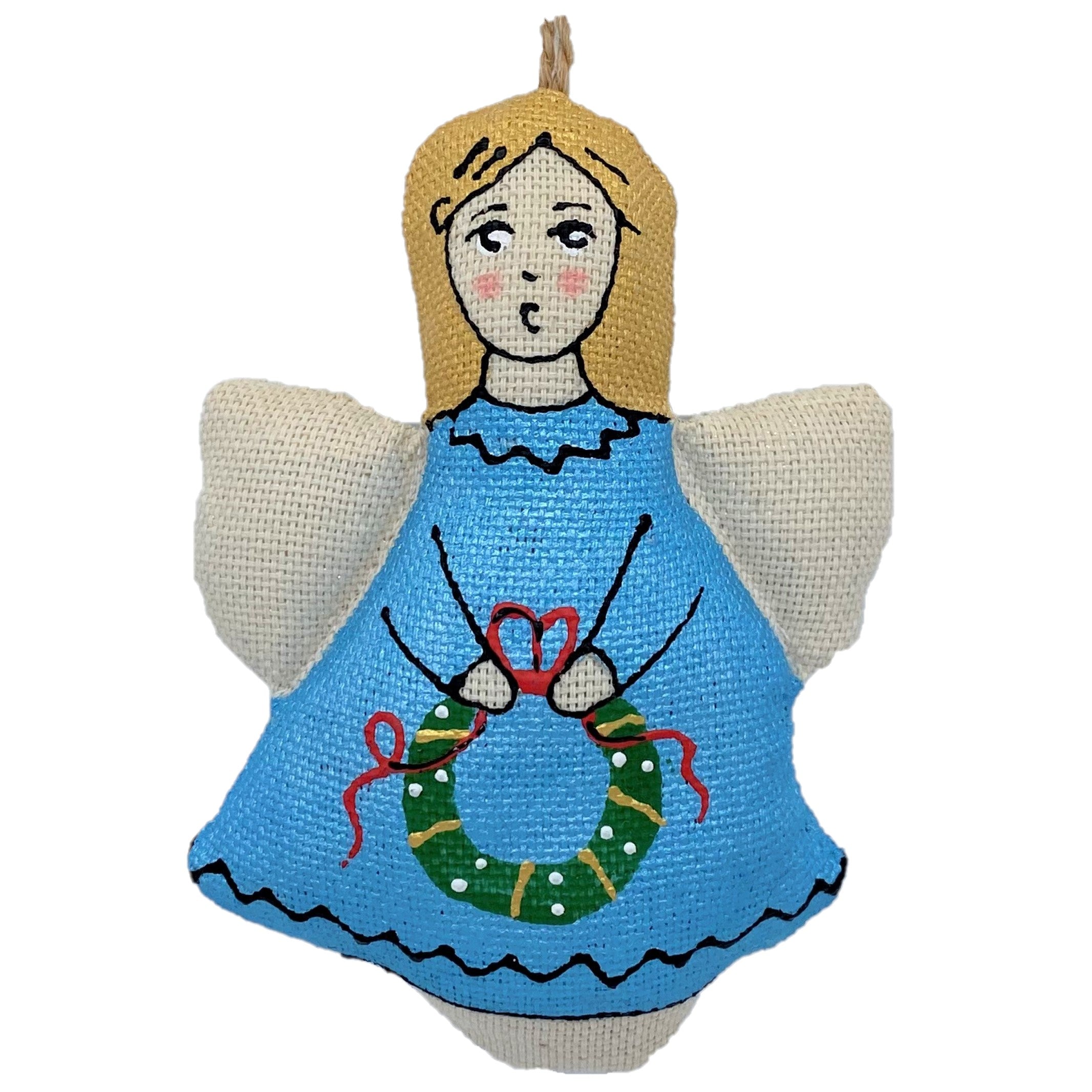 【完売色】入手困難  クリスマスリース リース 天使 エンジェル 小鳥 完売色】入手困難 ウクライナ クリスマスリース リース 天使