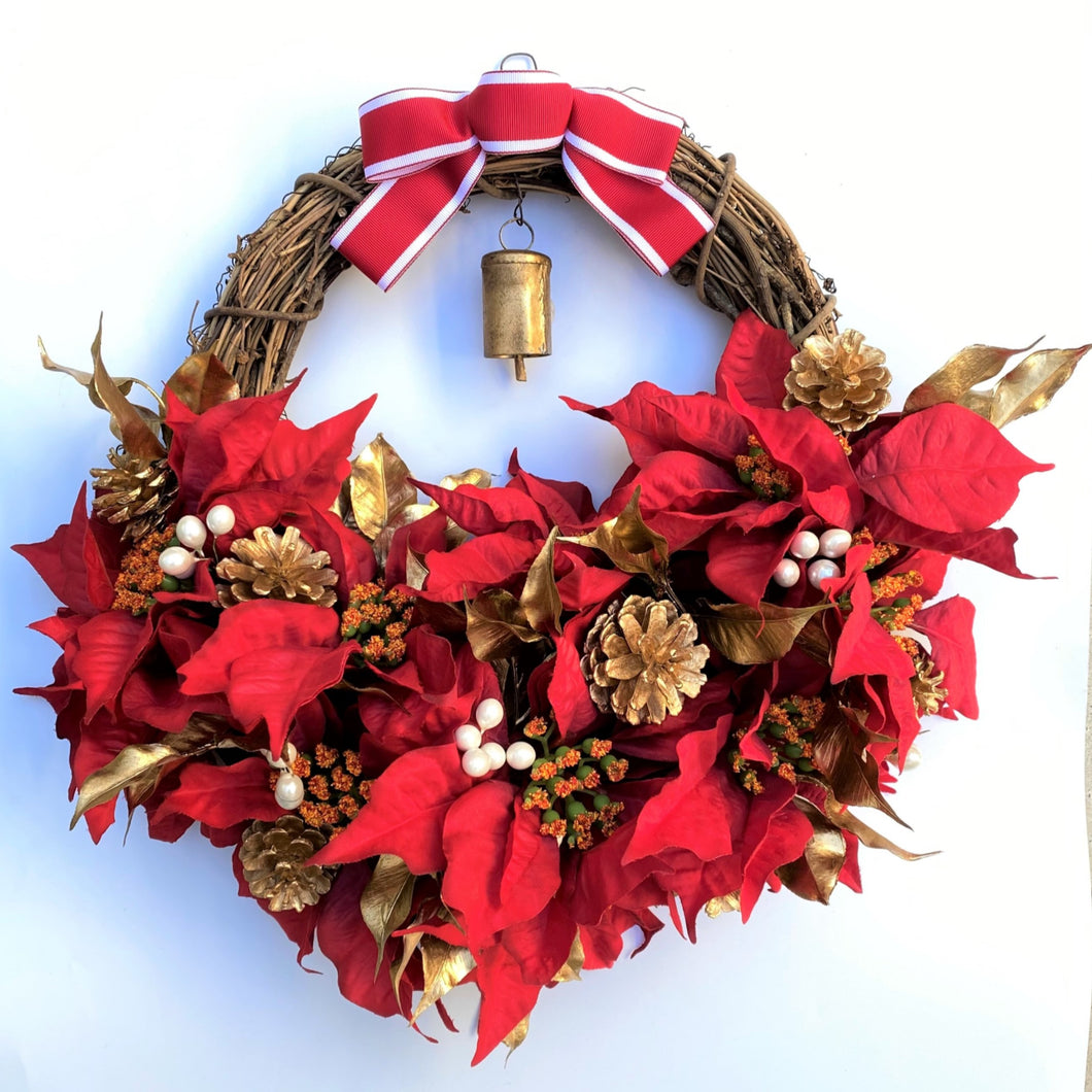 【MIHOKO'sリース】クリスマスフラワー/Christmas flower