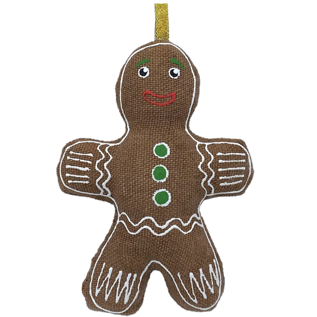 【オーナメント】ジンジャーブレッドクッキー ボーイ/Gingerbread cookie boy