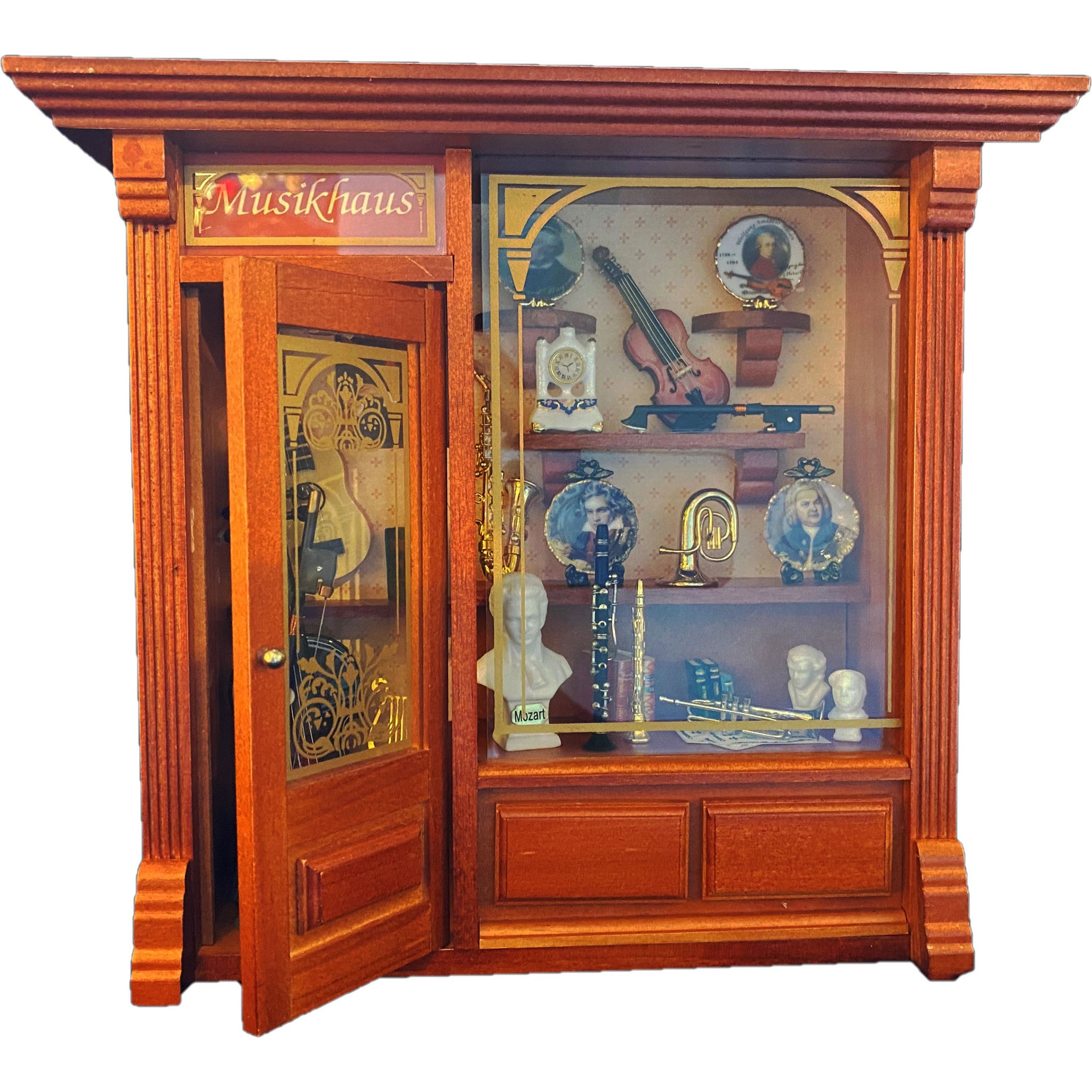 ミニチュアディスプレイ　ミニチュアショップ　ドールハウス　インテリア 4月の新商品！ミニチュアハウスとディスプレイボックスが登場！