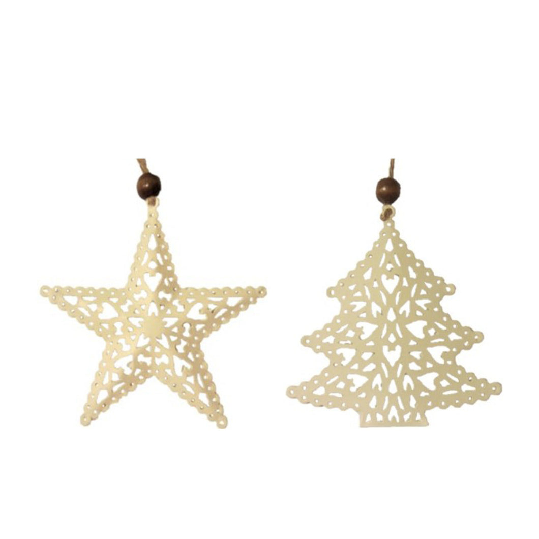 【オーナメント】メタルオーナメント(2個セット)/Metal ornament(a set of 2)